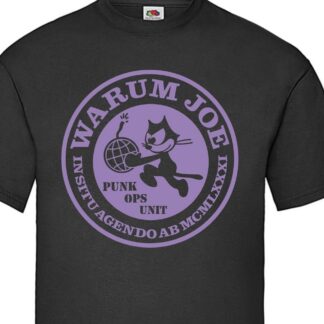 Tee Shirt Warum Joe : Noir/Mauve